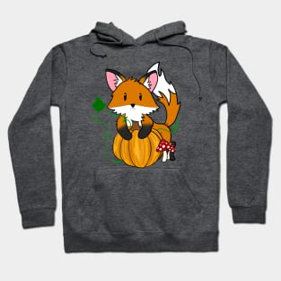 Autumn Pumpkin Fox Hoodie